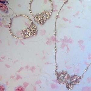 NWT Park Lane Gold Earring and Necklace Set